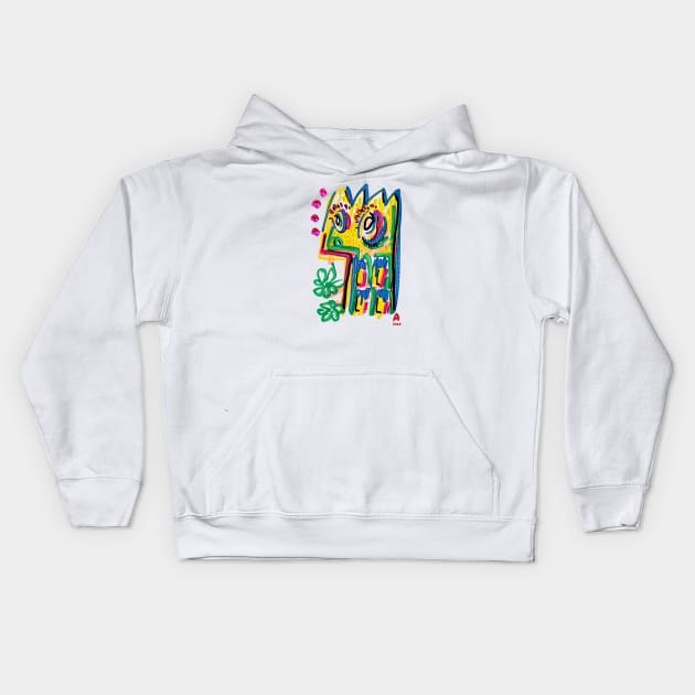 bird Kids Hoodie by Angel Rivas